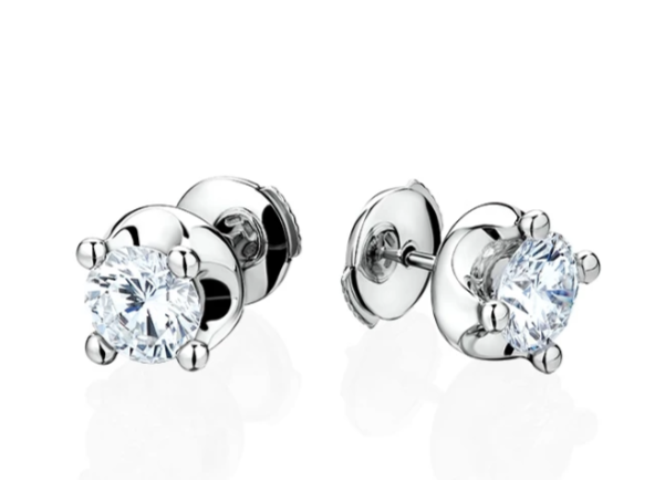 Пусеты Bvlgari Bvlgari из белого золота
