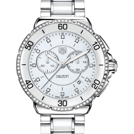Часы TAG Heuer Formula 1 Chronograph 41с природными бриллиантами CAH1213.BA0863