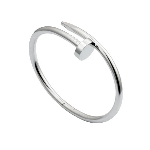 Браслет Cartier Juste un Clou Classic из белого золота 18 размер