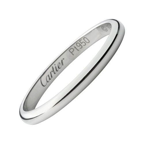 Обручальное кольцо Cartier из платины размеры: 15(47), 15.5(49), 16(50), 16.25(51), 17(54)