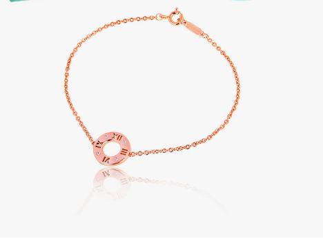 Браслет Tiffany & Co. Atlas из розового золота с бриллиантами