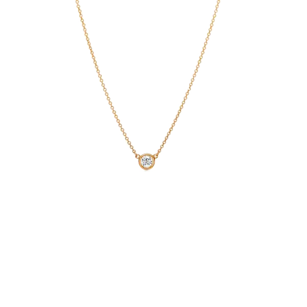 Колье Tiffany & Co. Elsa Peretti™By the Yard из желтого золота с природным бриллиантом