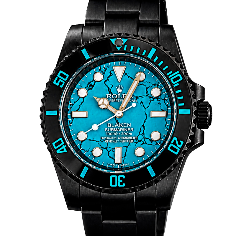 Часы Rolex Submariner by Blanken Turquoise