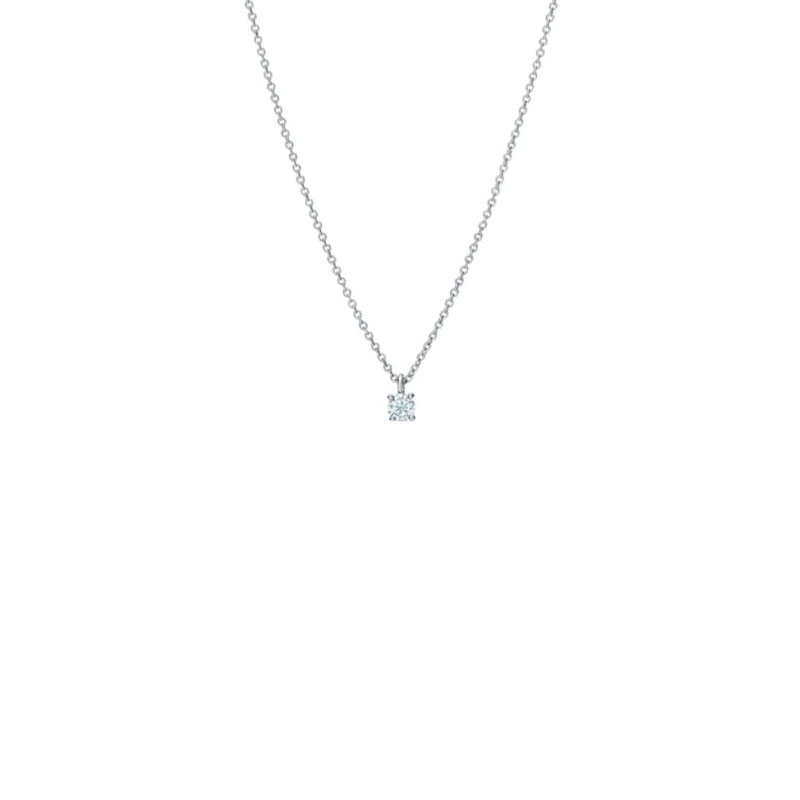 Колье Tiffany & Co. из платины с бриллиантом