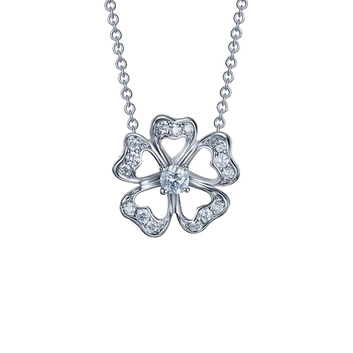 Колье De Beers Wildflower из белого золота с бриллиантами