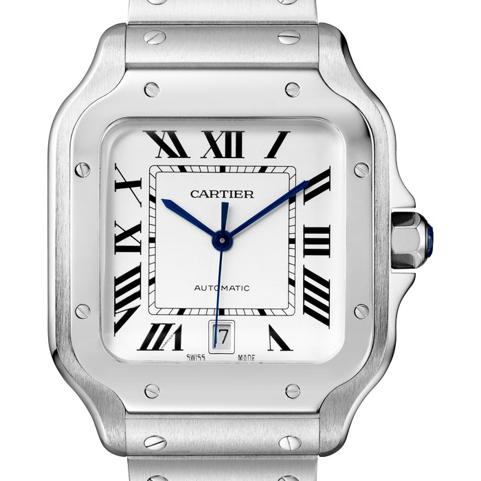 Часы Cartier Santos Large White 39.8 WSSA0018