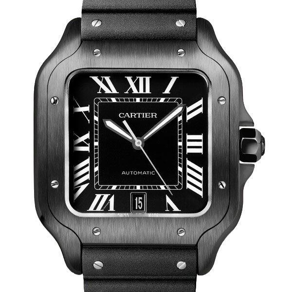 Часы Cartier Santos Large Black 39.8 WSSA0039