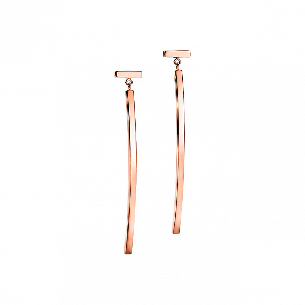 Серьги Tiffany & Co. T из розового золота