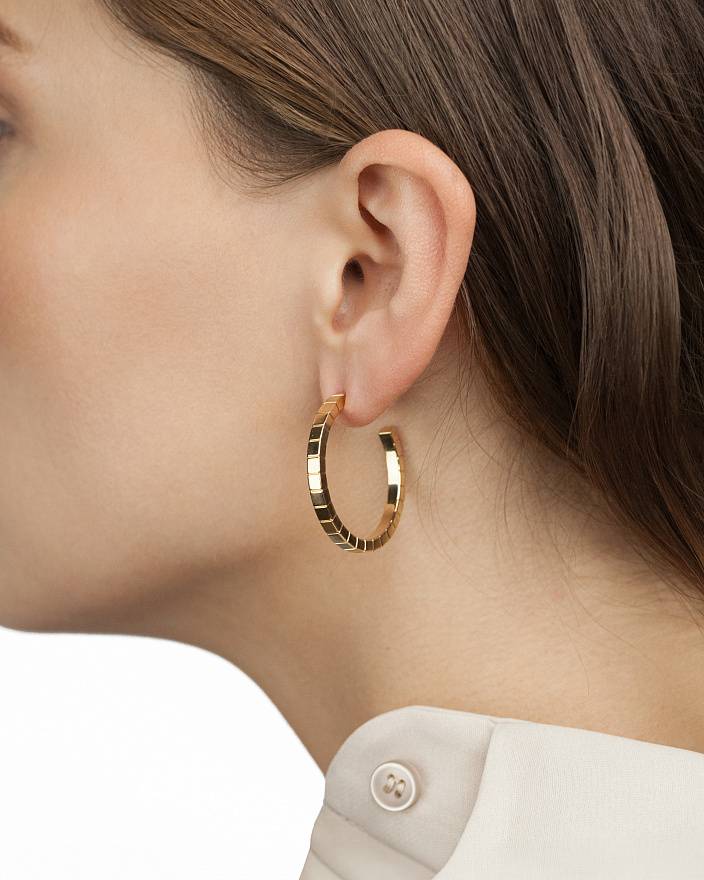 Серьги Cartier Lanieres из желтого золота
