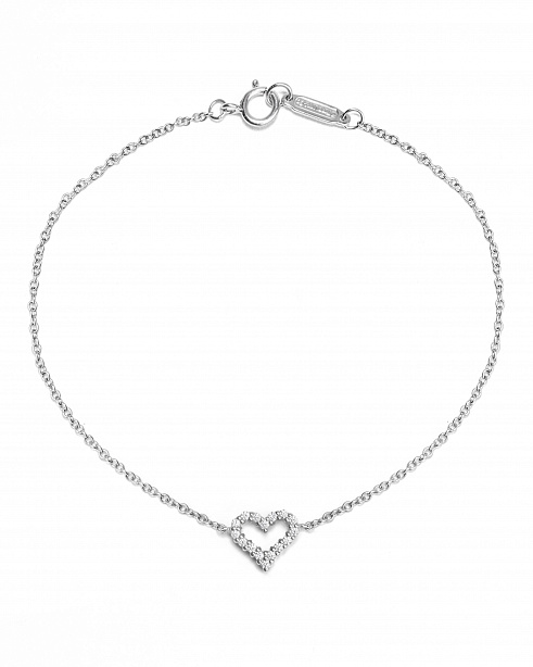 Браслет Tiffany & Co. из платины с бриллиантами 17 размер