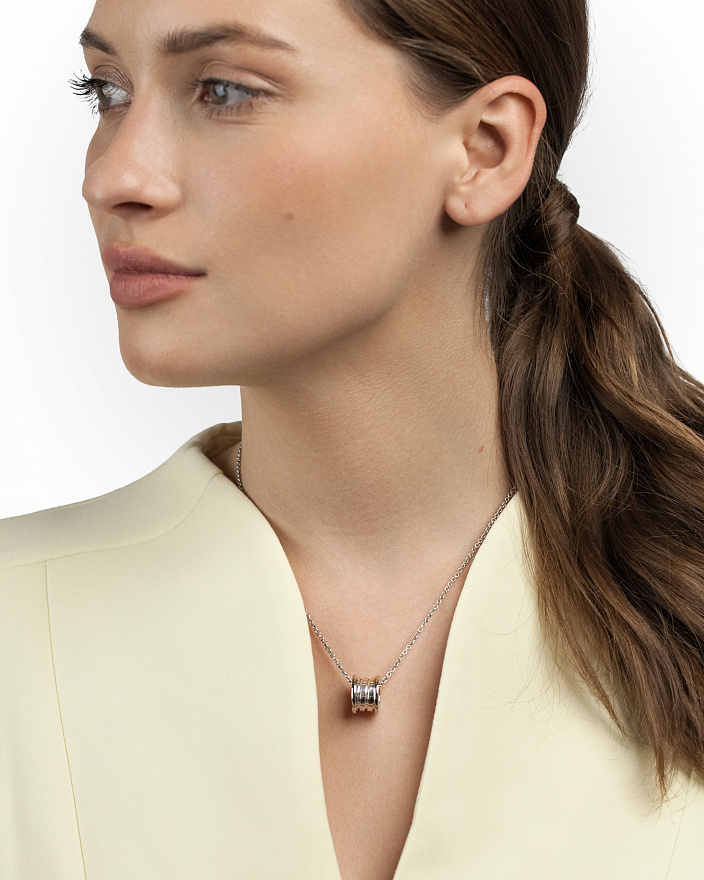Подвеска Bvlgari B.Zero1 из белого золота