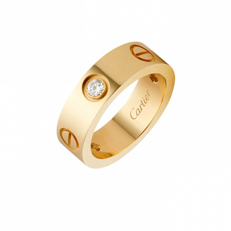 Кольцо Cartier Love из желтого золота с природными бриллиантами размеры: 16.25(51), 17(54), 17.5(55), 18.75(59)