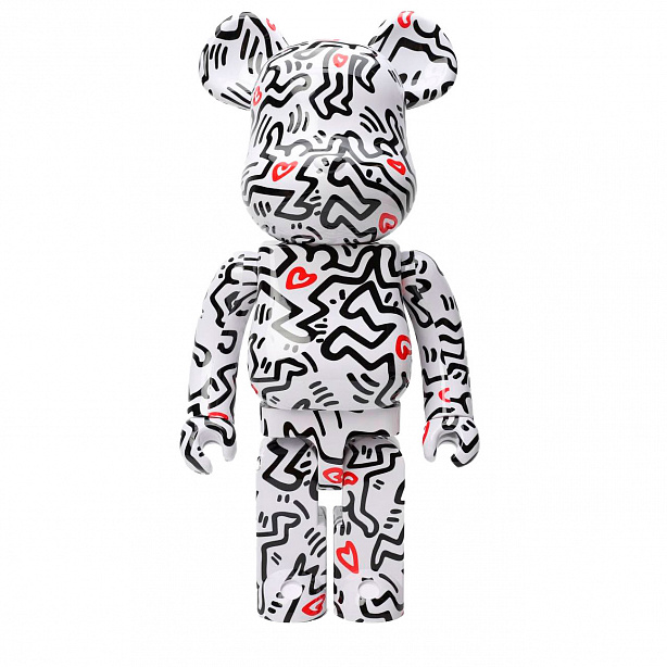 Коллекционная фигурка Bearbrick x Keith Haring 1000%
