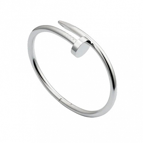 Браслет Cartier Juste un Clou Classic из белого золота 18 размер