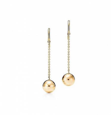 Серьги Tiffany & Co. Ball из розового золота