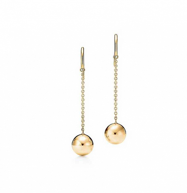 Серьги Tiffany & Co. Ball из розового золота