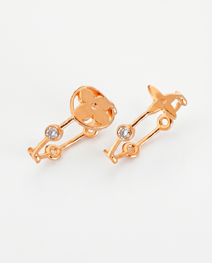 Кольцо Louis Vuitton Monogram Idylle Blossom из желтого золота с природными бриллиантами 16.25(51) размер