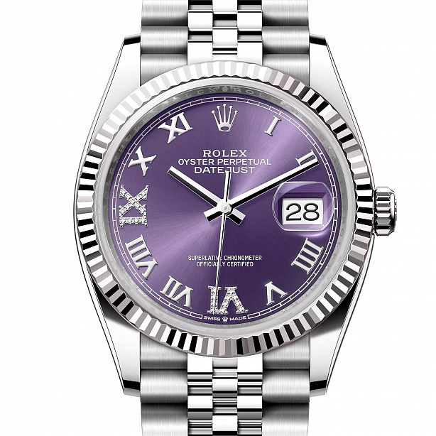 Часы Rolex Datejust II Aubergine 36 126234