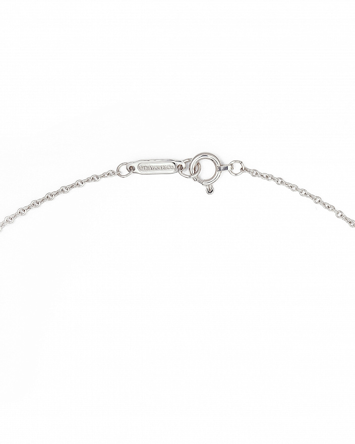 Колье Tiffany & Co. Metro Cross из белого золота с бриллиантами