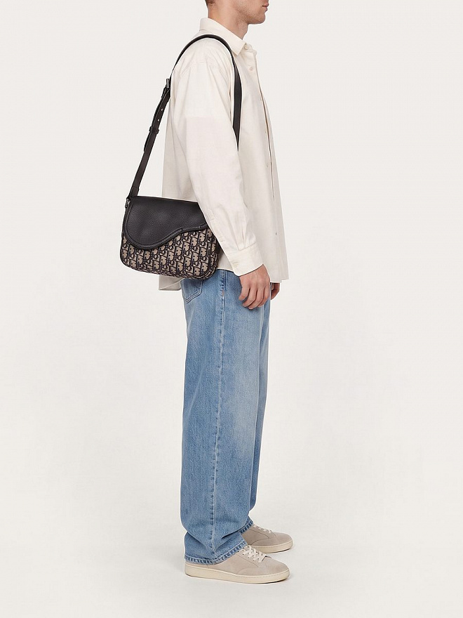 Сумка Christian Dior Saddle Flap Messenger Bag