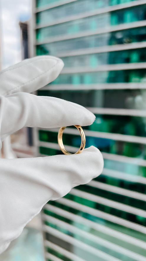 Кольцо Cartier 1895 из желтого золота размеры: 16.5(52), 19(60), 19.25(61)