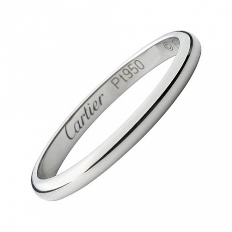 Обручальное кольцо Cartier из платины размеры: 15(47), 15.5(49), 16(50), 16.25(51), 17(54)