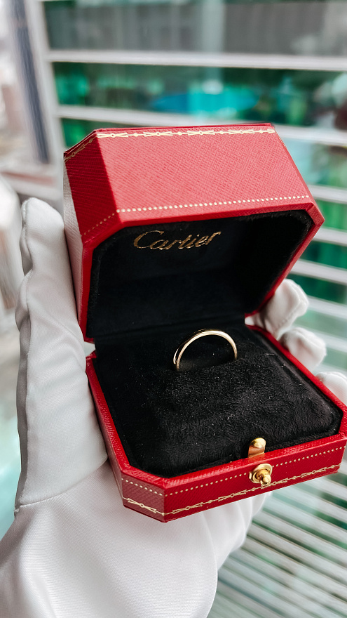 Кольцо Cartier 1895 из желтого золота размеры: 16.5(52), 19(60), 19.25(61)