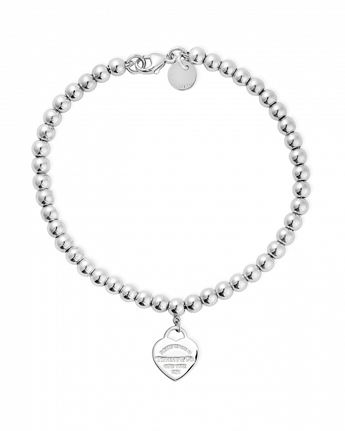 Браслет Tiffany & Co. Return to Tiffany из серебра с эмалью 18 размер