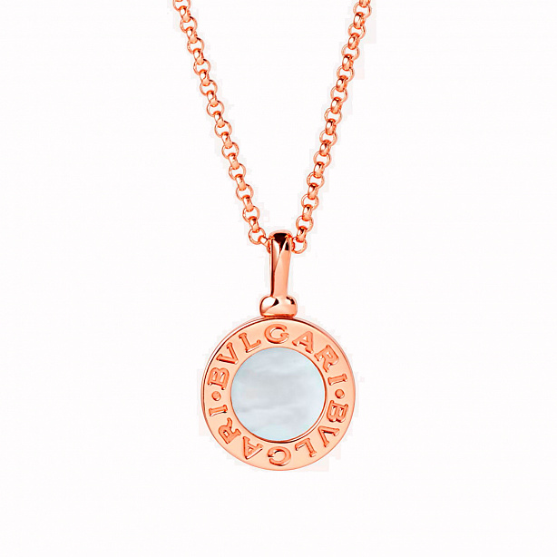 Колье Bvlgari Bvlgari из розового золота с перламутром