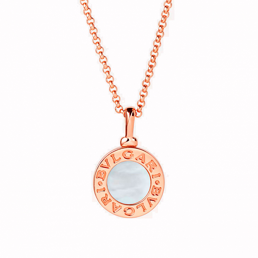 Колье Bvlgari Bvlgari из розового золота с перламутром