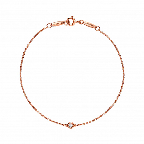 Браслет Tiffany & Co. Elsa Peretti® Diamonds из розового золота с бриллиантом