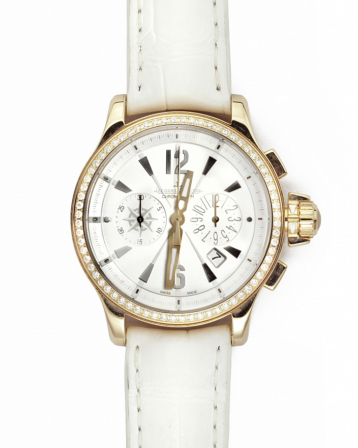 Часы Jaeger-LeCoultre Master Compressor 37mm 18k Rose Gold Diamonds 148.2.31