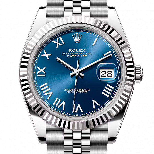 Часы Rolex Datejust Azzurro Blue 41 126334