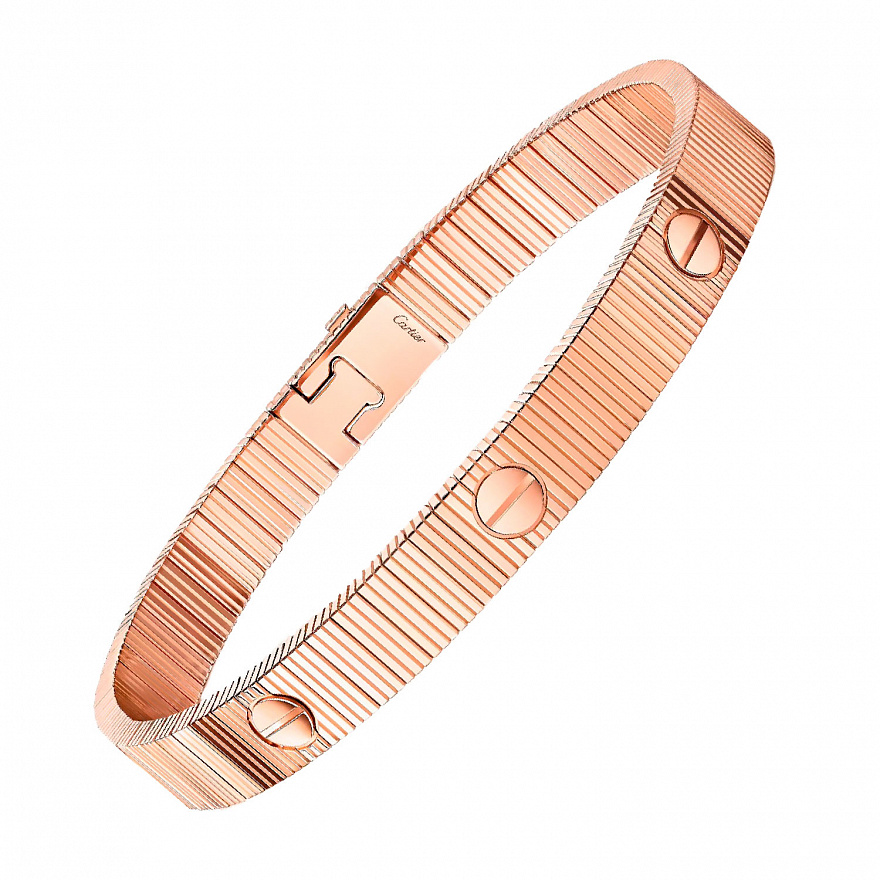 Браслет Cartier Love Unlimited flexible из розового золота 16 размер