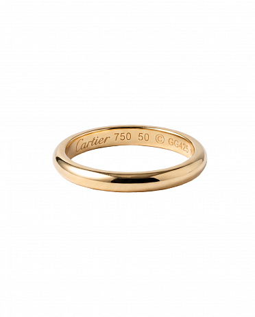 Обручальное кольцо Cartier 1895 из желтого золота размеры: 16.5(52), 16.75(53), 19(60), 20(63)