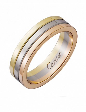 Кольцо Cartier Vendome Louis  из розового, жёлтого и белого золота 20.75(65) размер