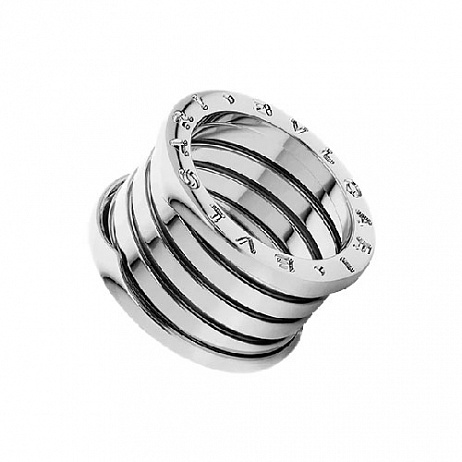 Кольцо Bvlgari B.Zero1 XX Anniversary из белого золота 17.75(56) размер