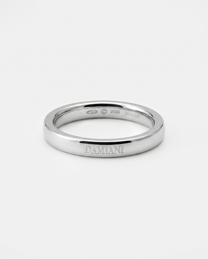 Обручальное Кольцо Damiani  из белого золота  20.75(65) размер