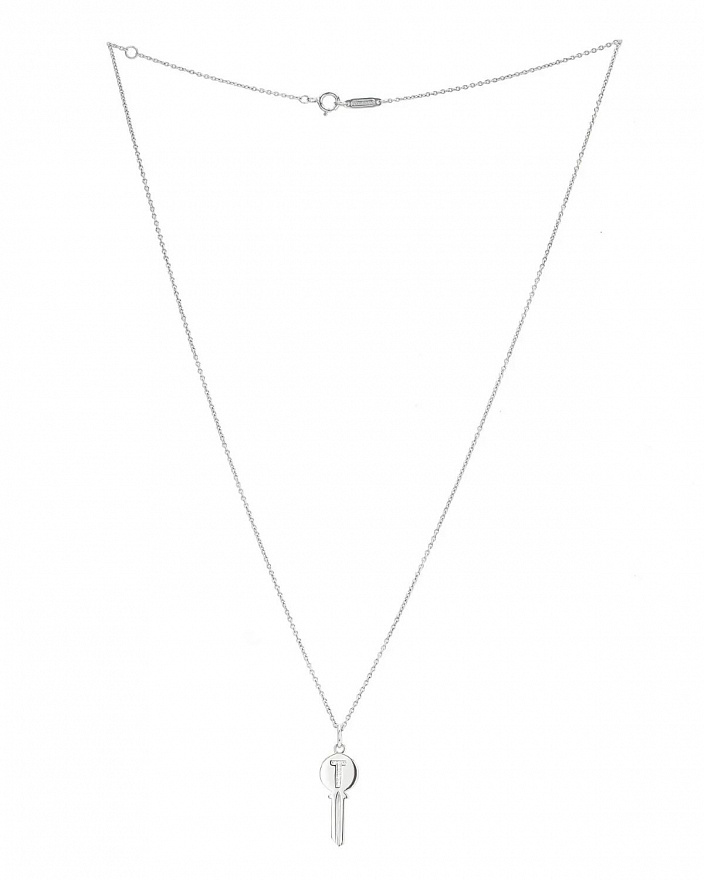 Колье Tiffany & Co.  Key из белого золота с бриллиантами