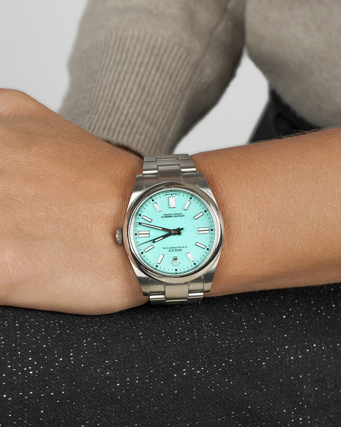Часы Rolex Oyster Perpetual 41 Tiffany Dial 124300