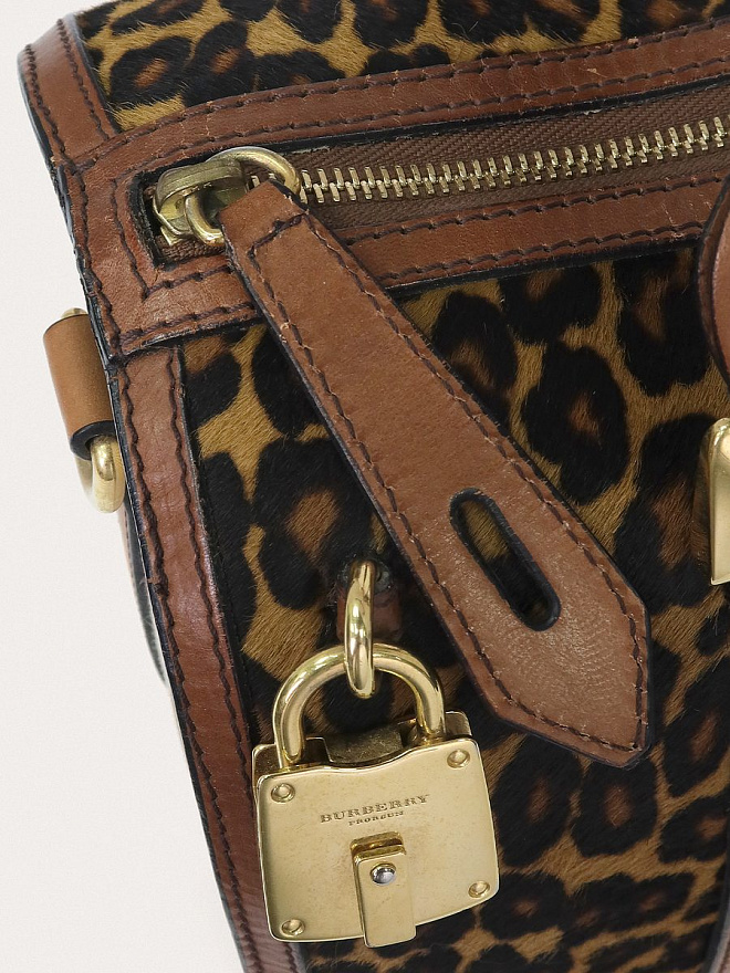 Сумка Burberry Alchester Leopard
