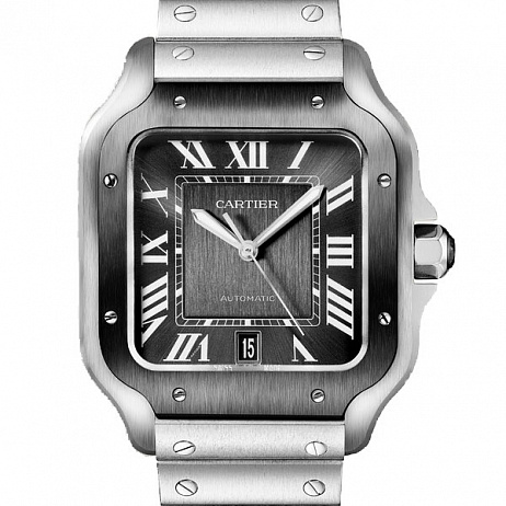 Часы Cartier Santos Large Grey 39.8 WSSA0037