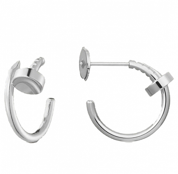 Серьги Cartier Juste Un Clou из белого золота
