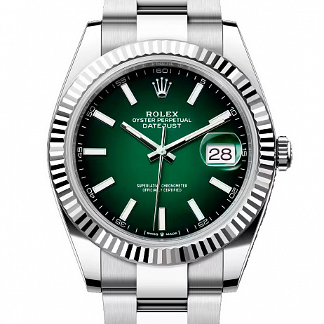 Часы Rolex Datjust Ombre Green 41 126334