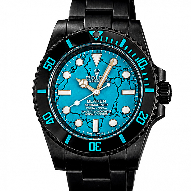 Часы Rolex Submariner by Blanken Turquoise