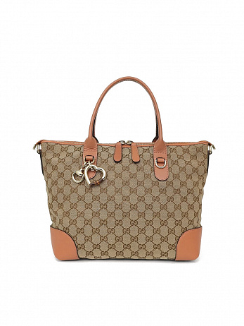 Сумка Gucci Bamboo GG Canvas