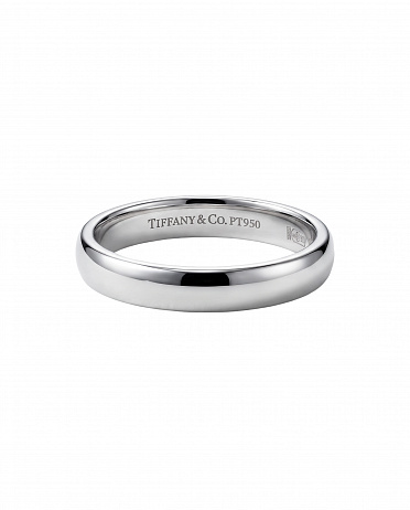 Обручальное кольцо Tiffany & Co.  Forever из платины 17.5(55) размер