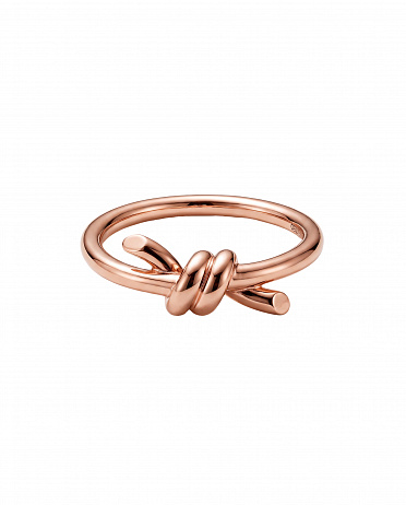 Кольцо Tiffany & Co. Knot из розового золота 15.5(49) размер