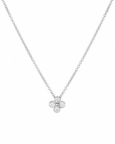 Колье Tiffany & Co. Lace из платины с бриллиантами