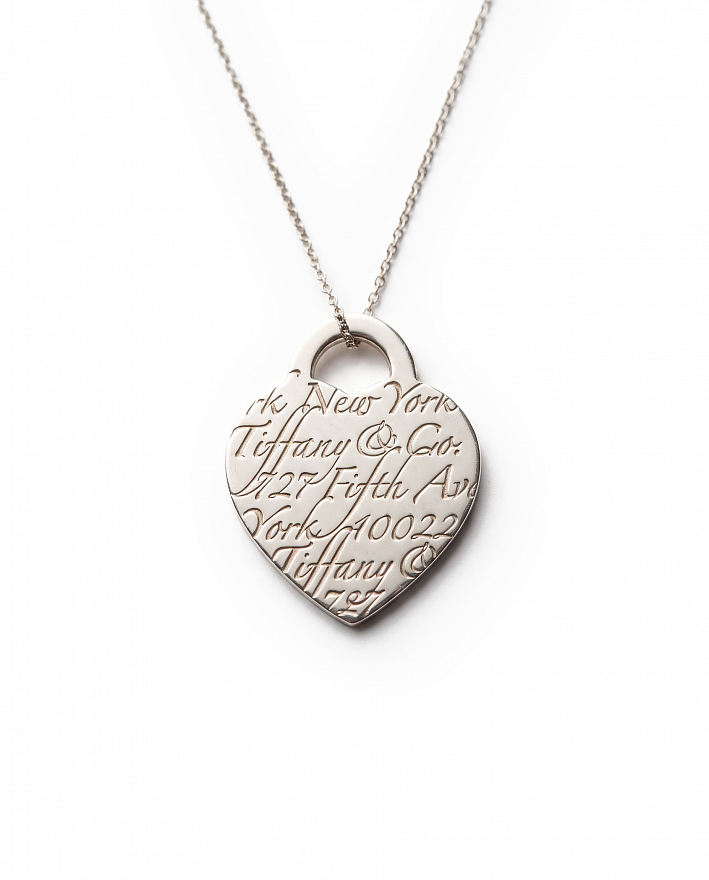 Колье Tiffany & Co. Heart из серебра